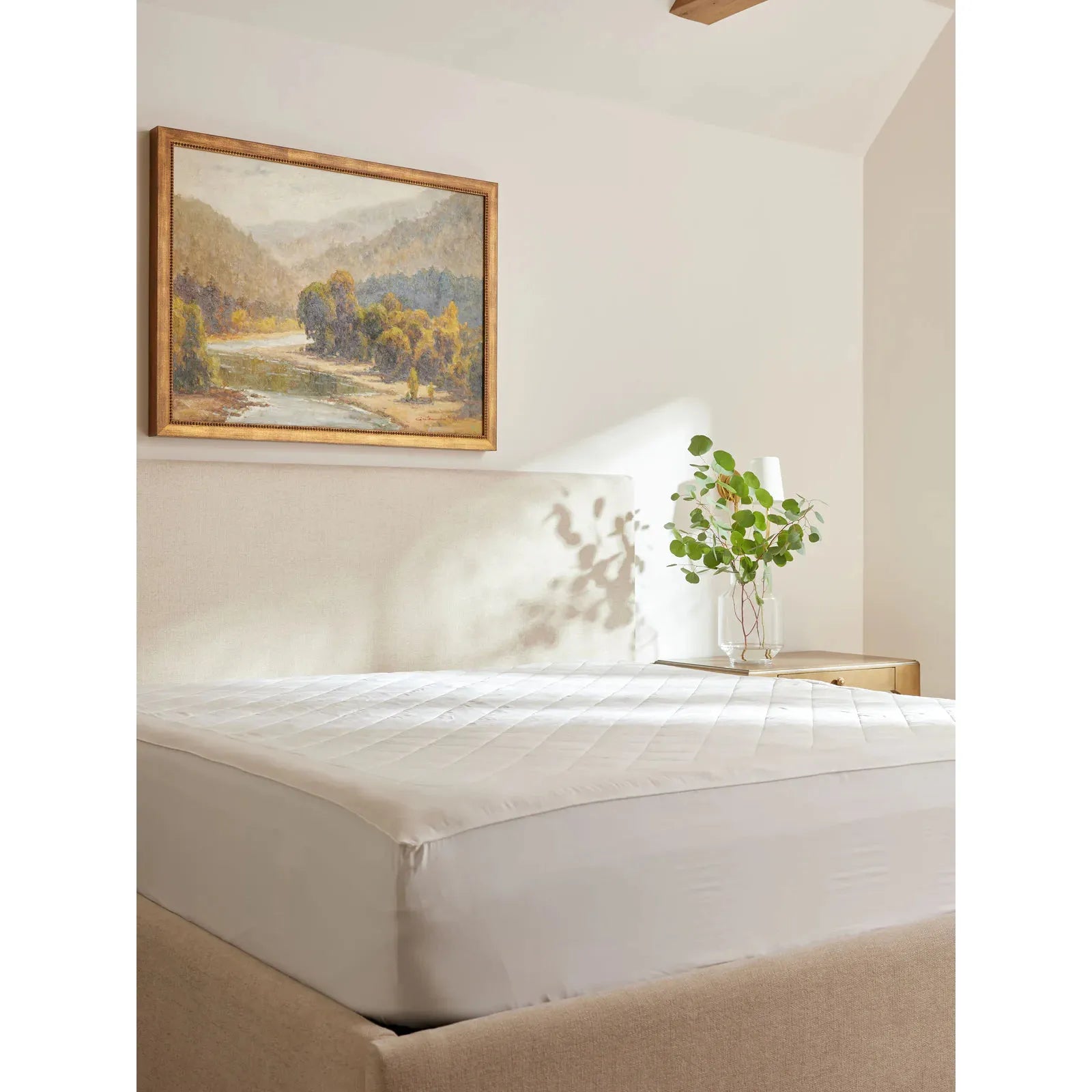 Cozy Earth Bamboo Mattress Pad Available In Queen and King Sizes - Image 2