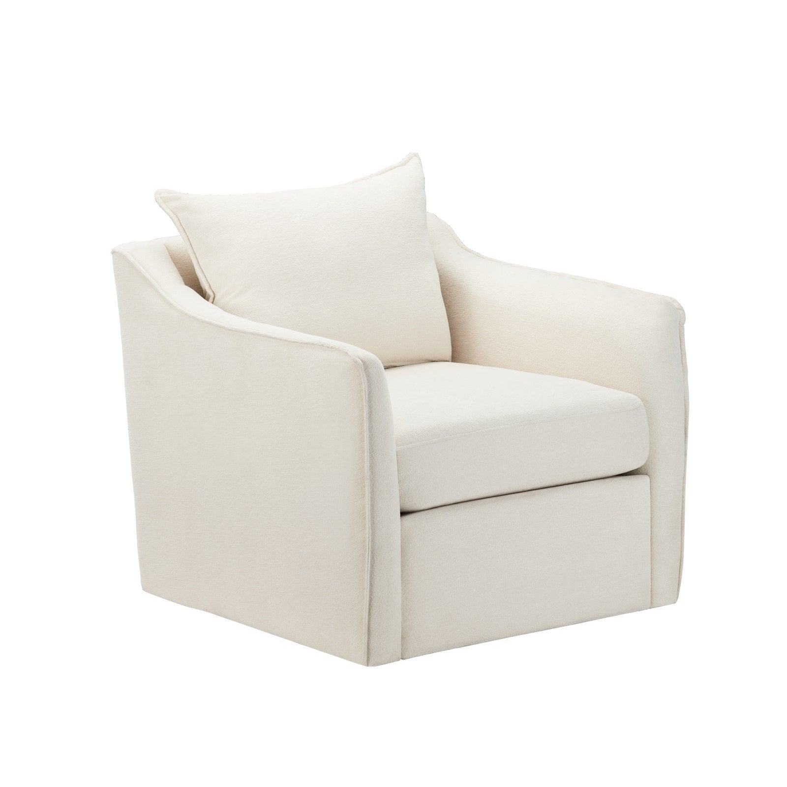 Crestview Collection Brooks White Accent Chair - Image 1