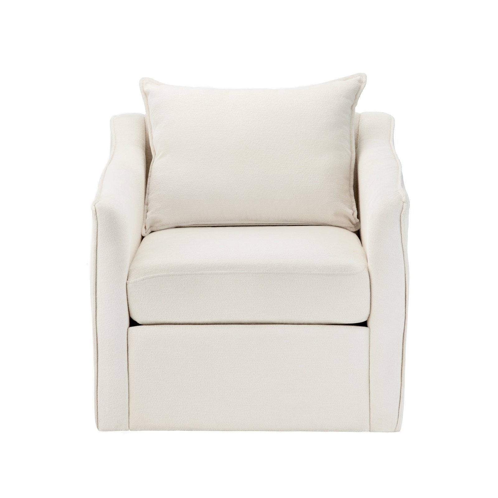 Crestview Collection Brooks White Accent Chair - Image 2