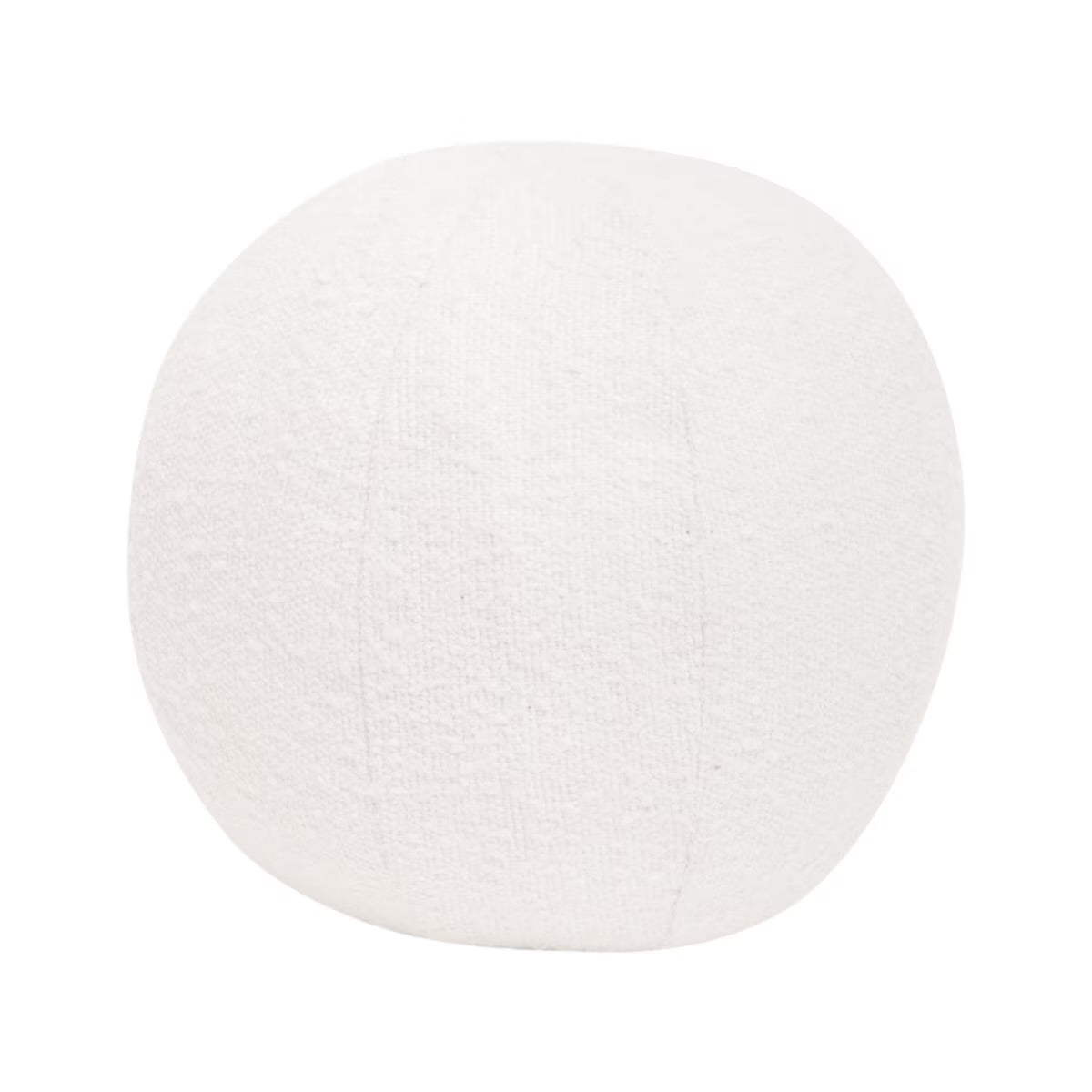 Essentials For Living The 12” Essential Sphere Pillow ~ LiveSmart Boucle Snow - Image 1
