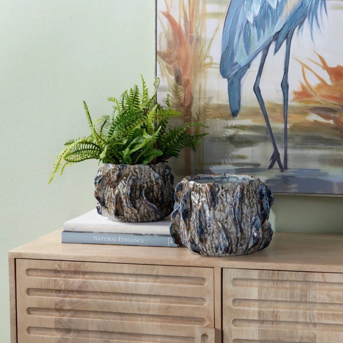 Crestview Collection Mercer Containers ~ Set Of 2 - Image 1