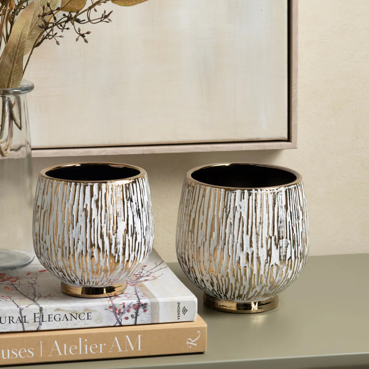 Crestview Collection Dozier Vases ~ Set Of 3 - Image 1