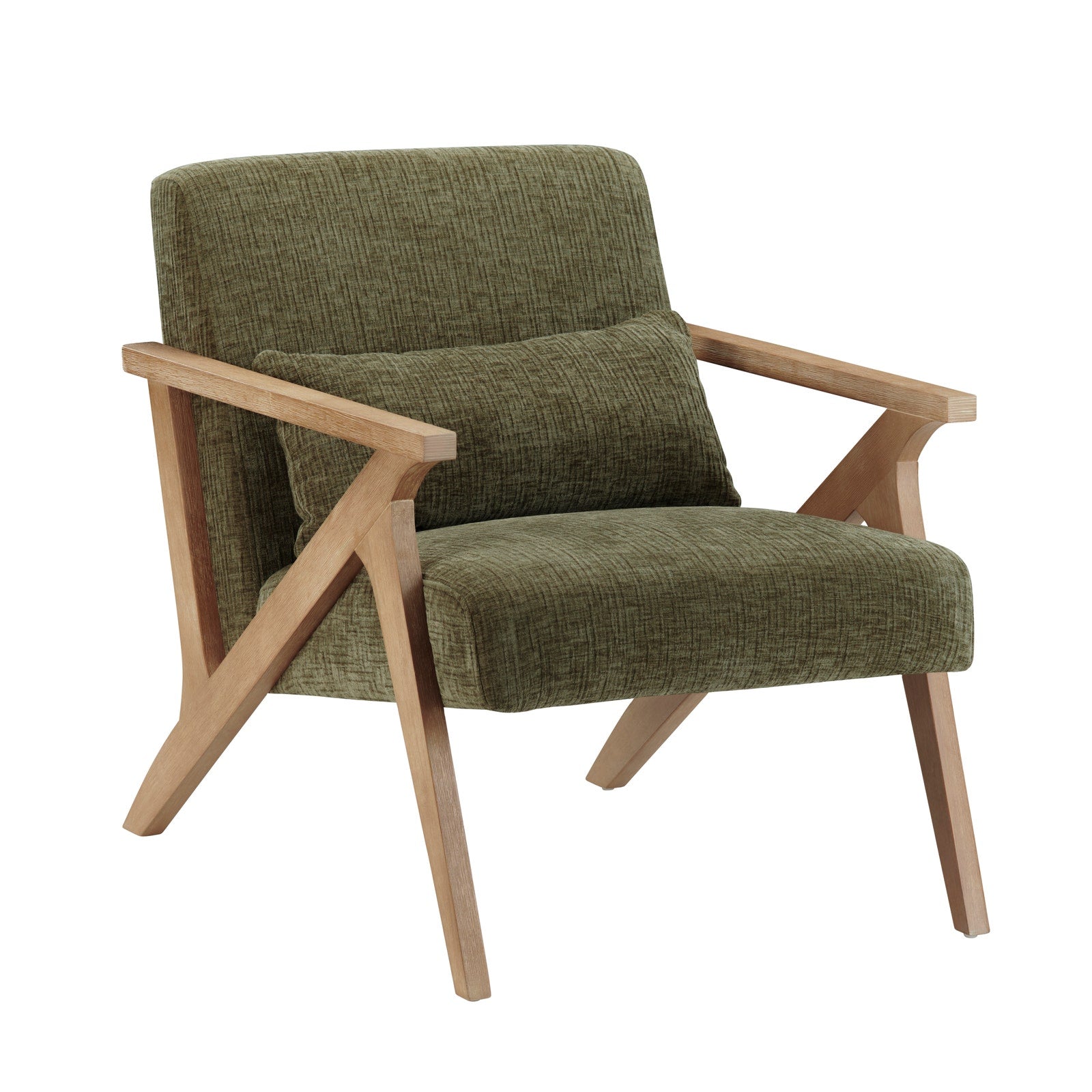 Crestview Collection Wren Moss Green Accent Chair - Image 1