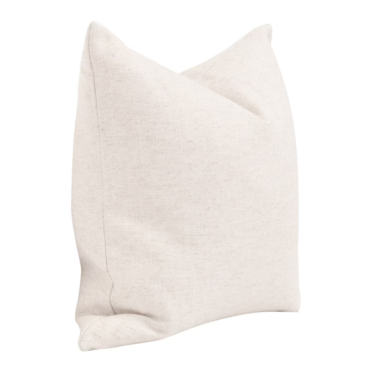 Essentials For Living The Basic 22” Essential Pillow ~ Performance Textured Cream Linen - Image 2