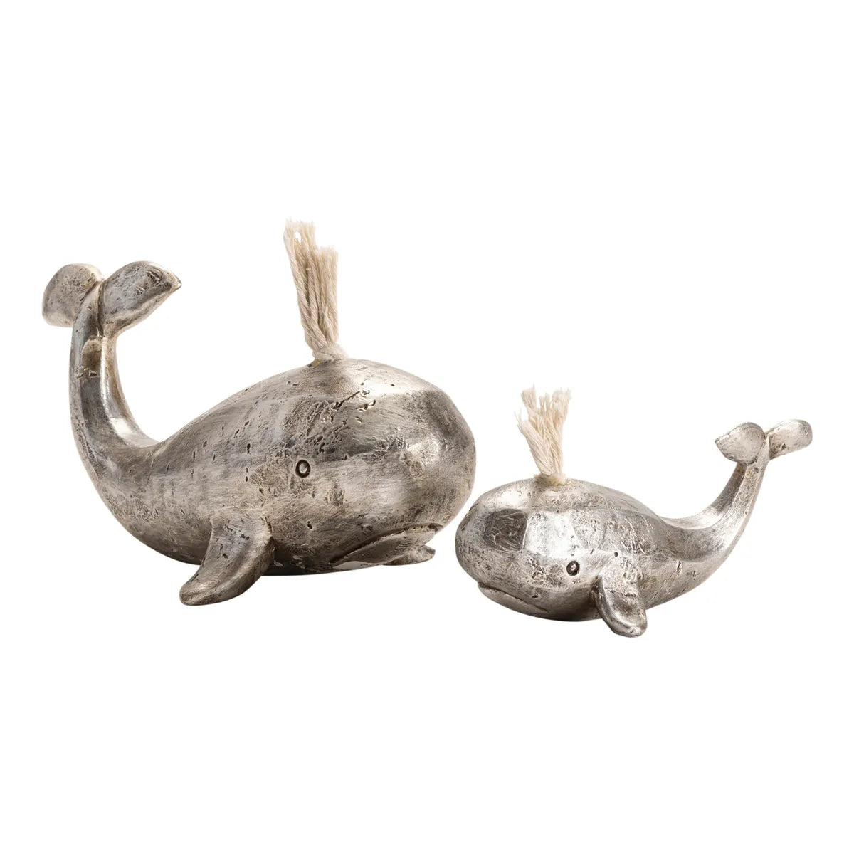 Crestview Collection Whales Statues ~ Set Of 2 - Image 1