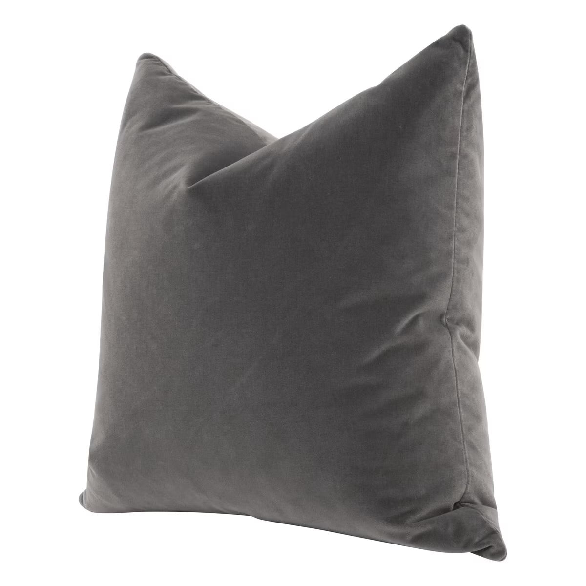 Essentials For Living The Basic 26” Essential Euro Pillow ~ Dark Dove Velvet - Image 2