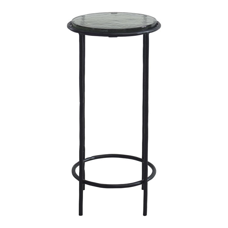 Casa Bella Living Finished Black Textured Iron Accent Table - Image 3