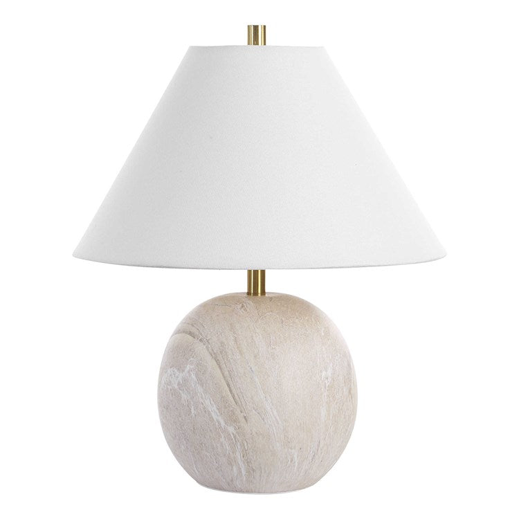 Casa Bella Living Ceramic Water Marbled Accent Lamp - Image 2