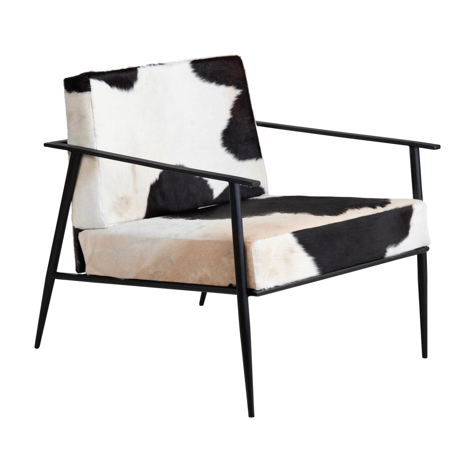 Crestview Collection Ranchero Velvet and Iron Accent Chair - Image 2