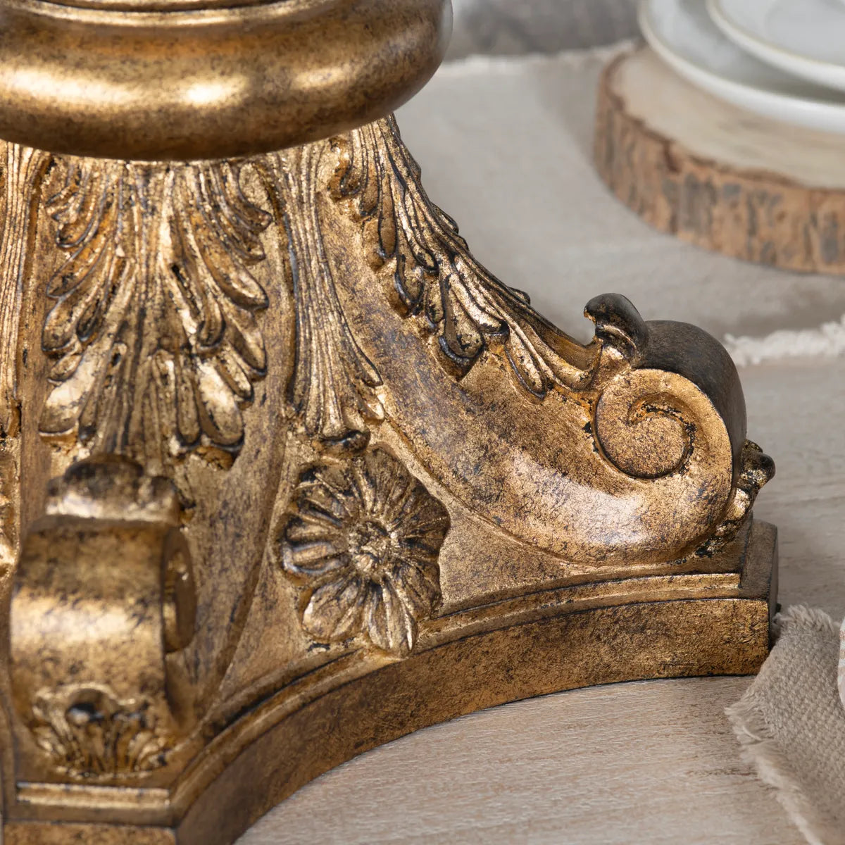 Crestview Collection Elise Gilded Hurricane - Image 3