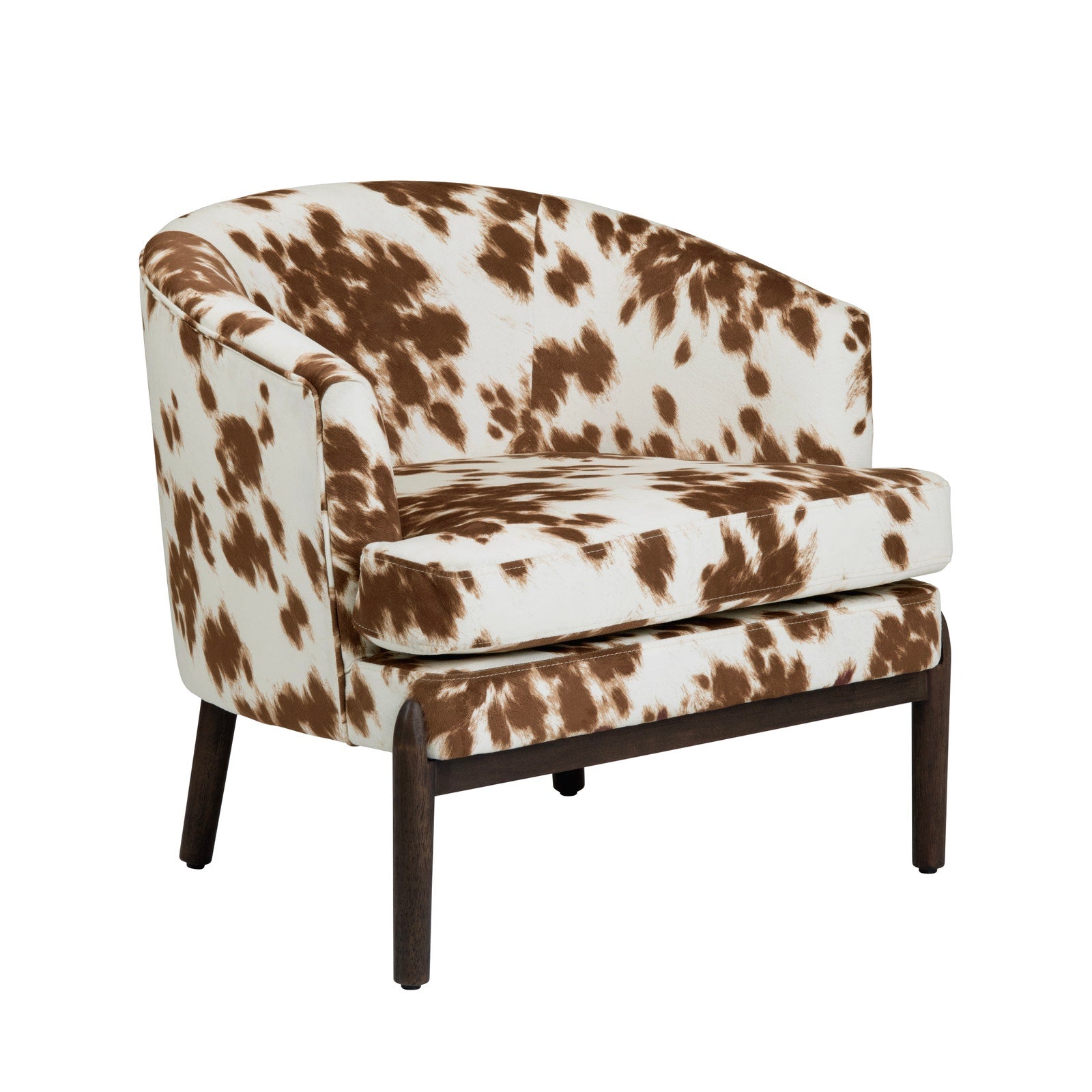 Crestview Collection Chapman Cowhide Pattern Accent Chair - Image 2