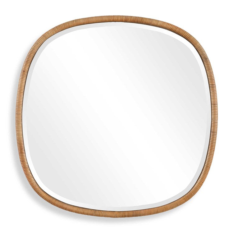Casa Bella Living Natural Rattan Round Mirror - Image 3