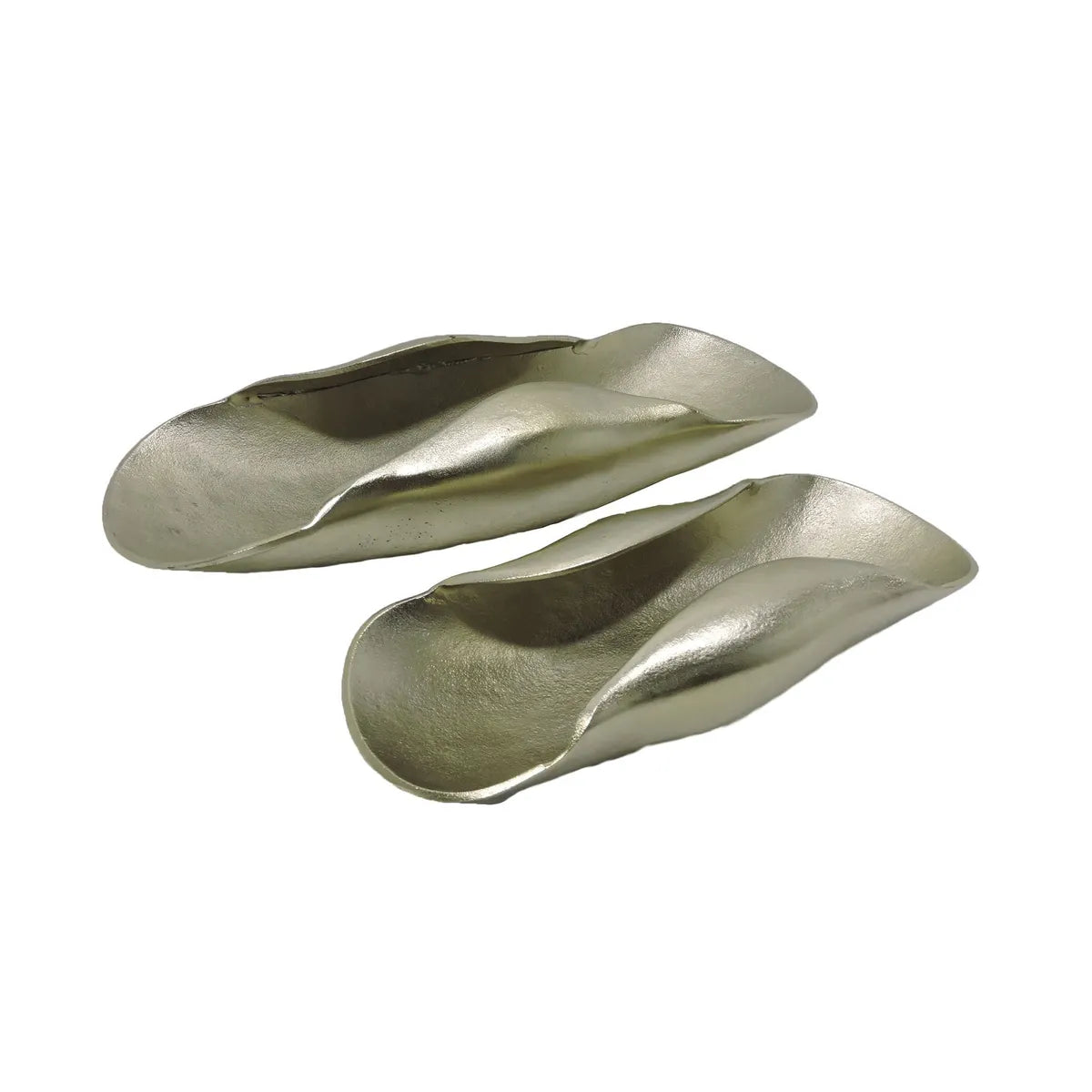 Crestview Collection Truett Gold Trays ~ Set Of 2 - Image 2