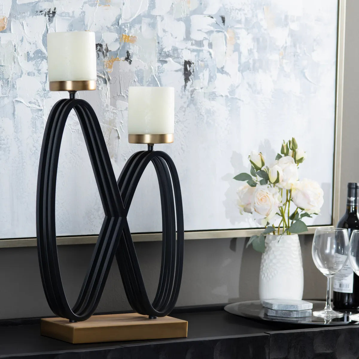 Crestview Collection Kidman Candleholder - Image 1