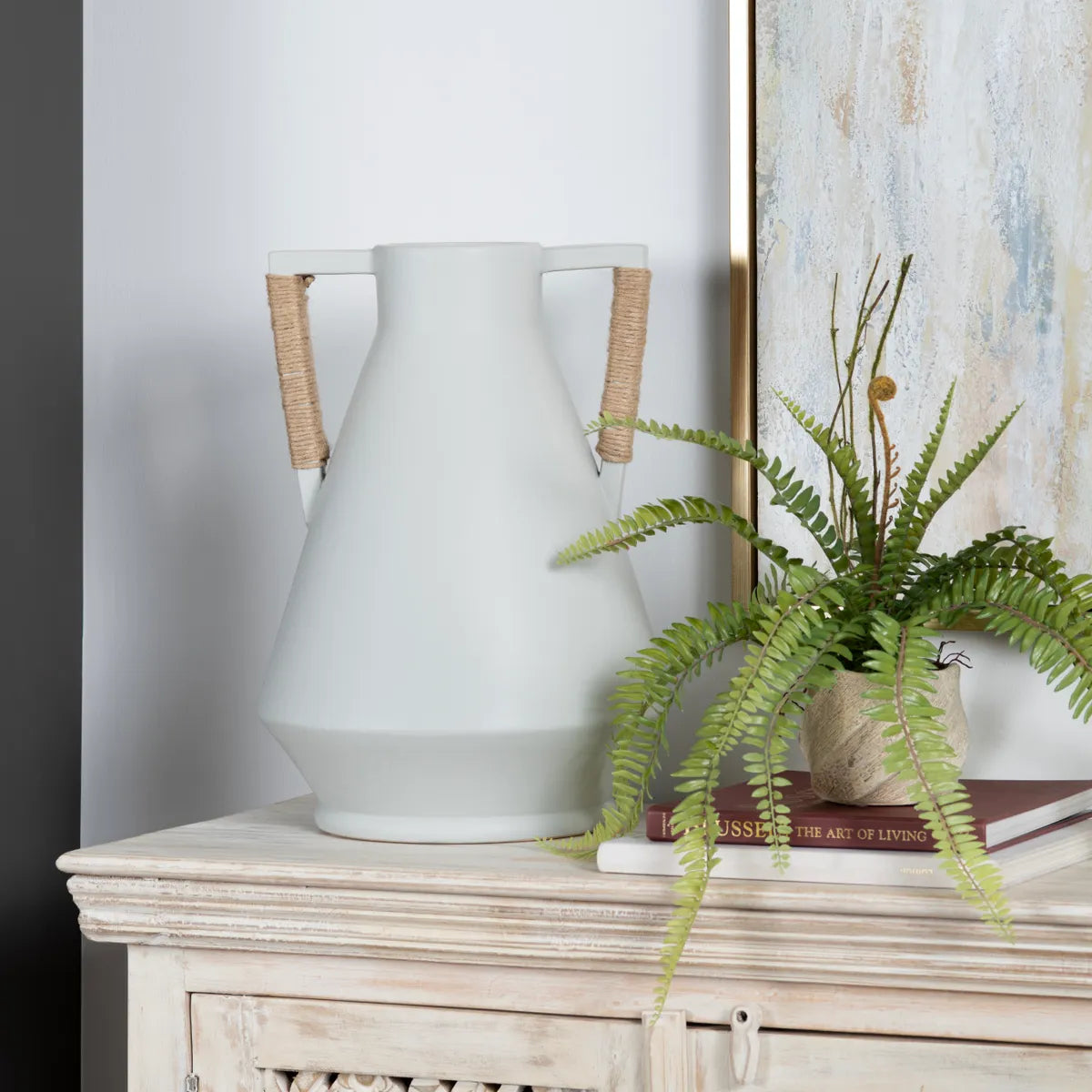 Crestview Collection Large Chaddock Ceramic Vase - Image 1