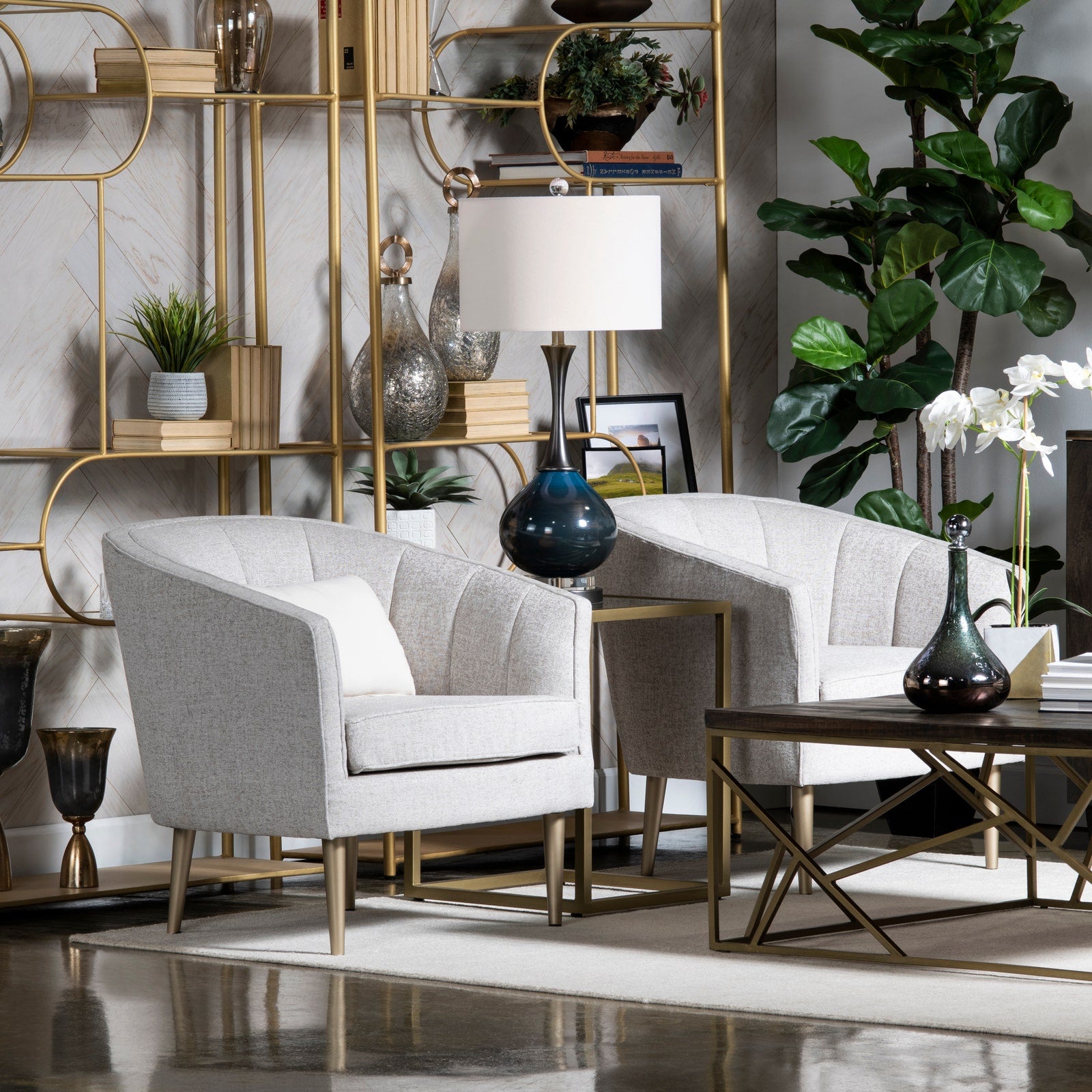 Crestview Collection Sutton Accent Chair - Image 1