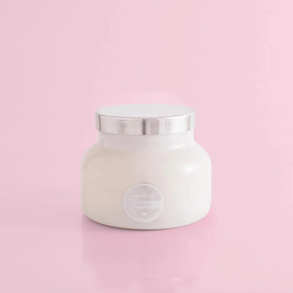 Capri Blue Volcano White Signature Jar Candle 19 oz.~ IN-STORE PURCHASE ONLY - Image 1