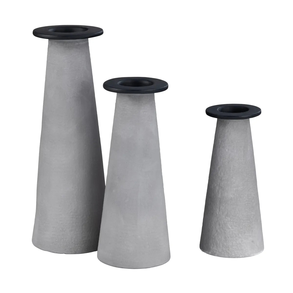 Crestview Collection Crosby Column Vases/ Candleholder ~ Set Of 3 - Image 2