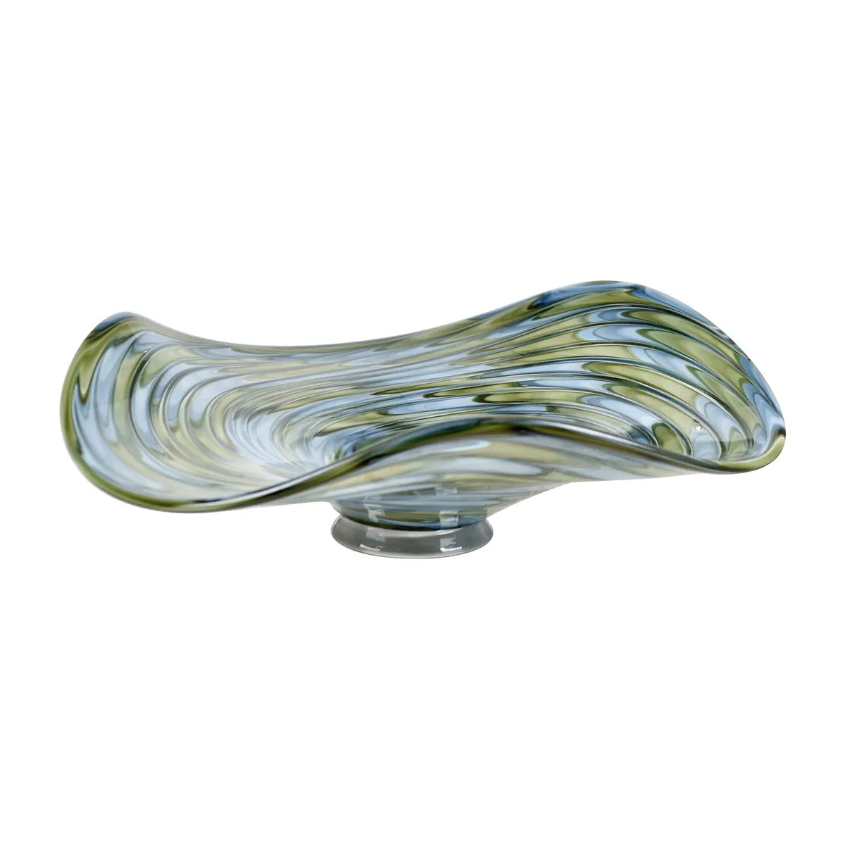 Crestview Collection Small Thorson Glass Plate - Image 1