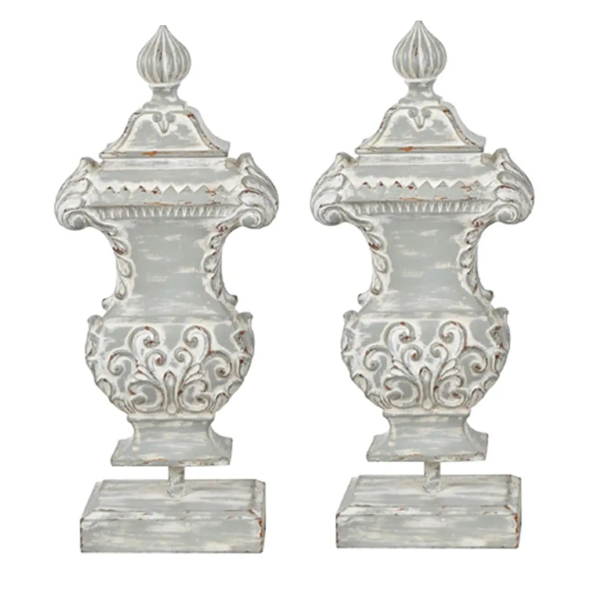 Crestview Collection Cassidy Finials ~ Set Of 2 - Image 1