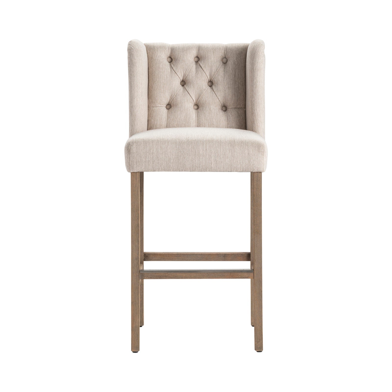 Crestview Collection Stanton Cream Tufted  Bar Stool - Image 2