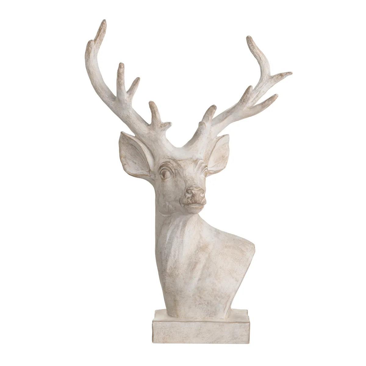 Crestview Collection White Hart Sculpture - Image 3