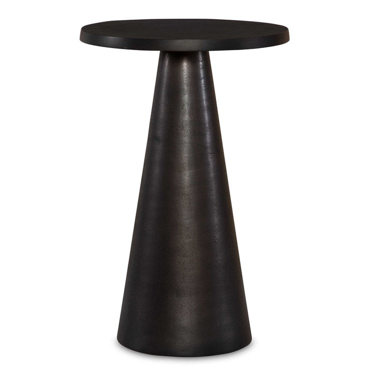 Casa Bella Living Dark Bronze Pedestal Accent Table - Image 2