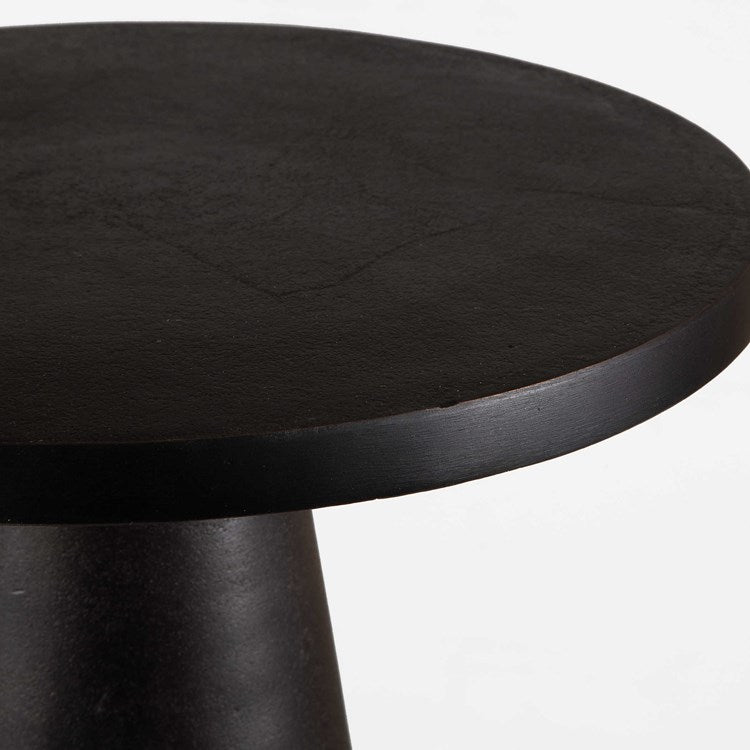 Casa Bella Living Dark Bronze Pedestal Accent Table - Image 3