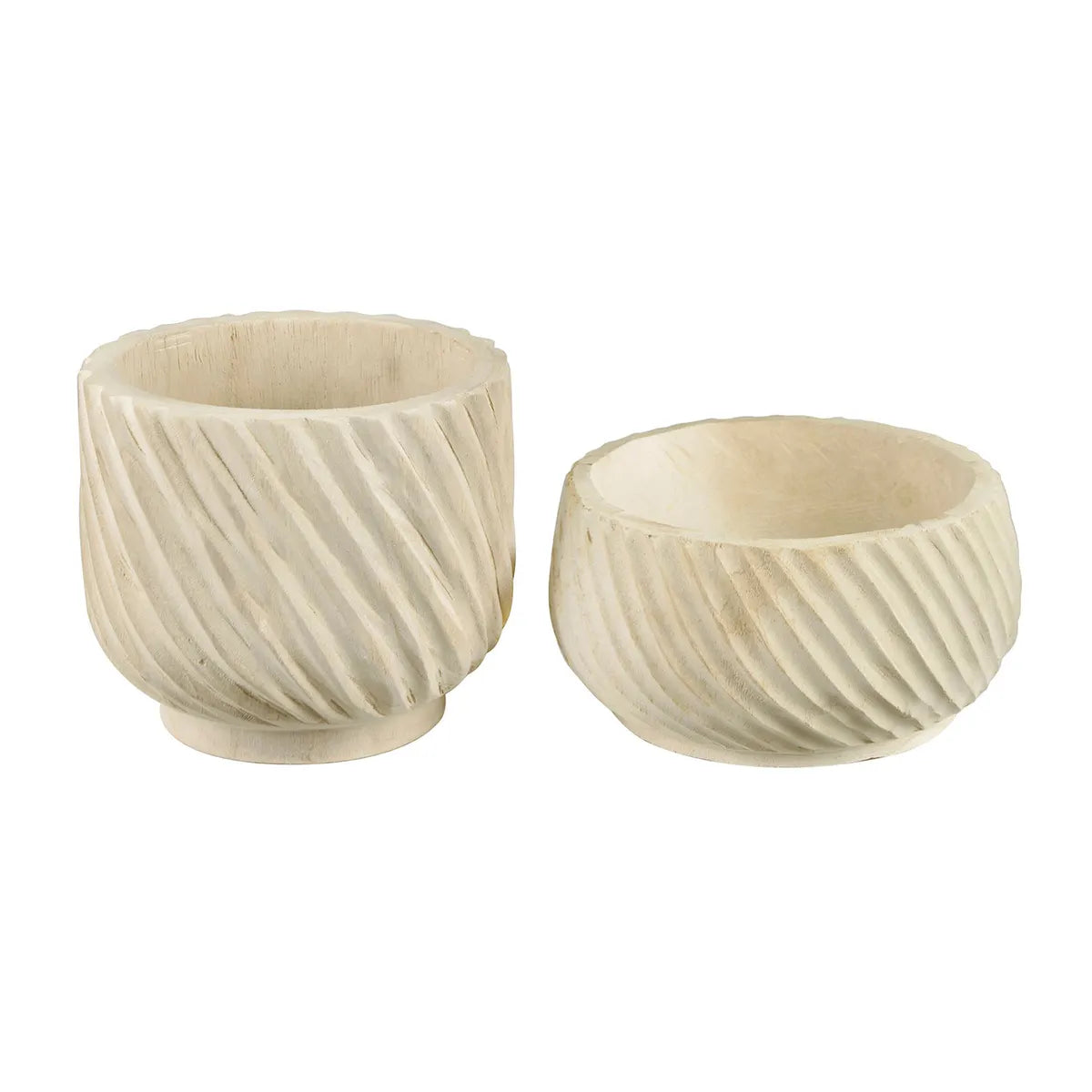 Crestview Collection Beckenham Wooden Bowls ~ Set Of 2 - Image 1