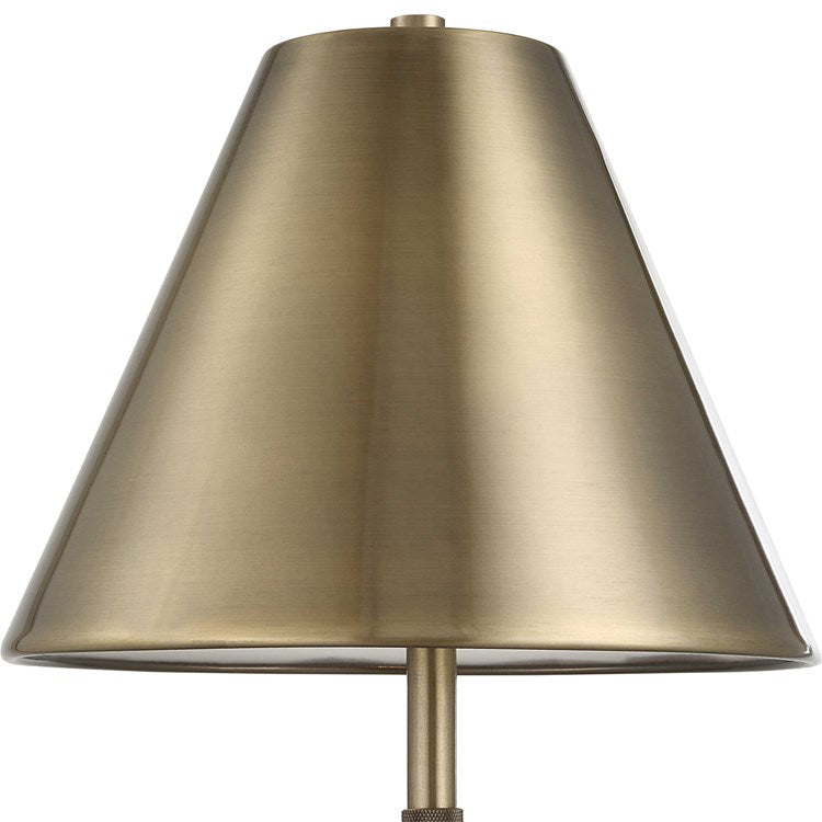 Casa Bella Living Antique Brass Styled Table Lamp - Image 3
