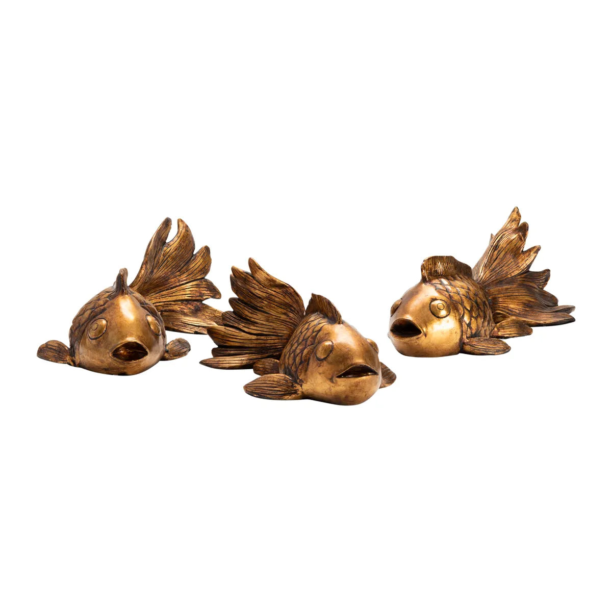 Crestview Collection Koi Statues ~ Set Of 3 - Image 1