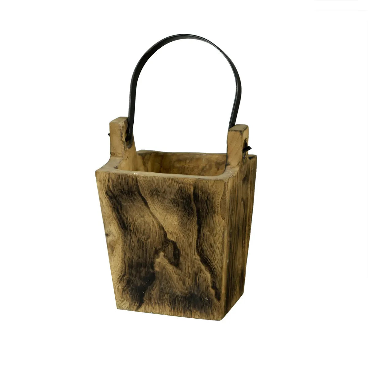 Crestview Collection Small Winsford Wooden Basket - Image 1