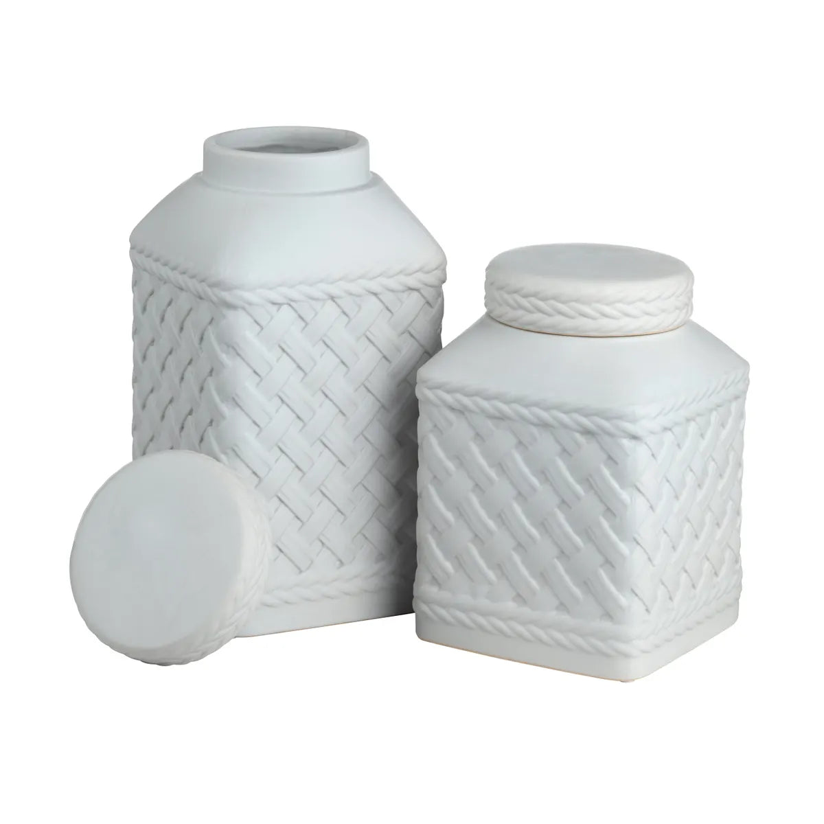 Crestview Collection Trellis Jars ~ Set Of 2 - Image 2