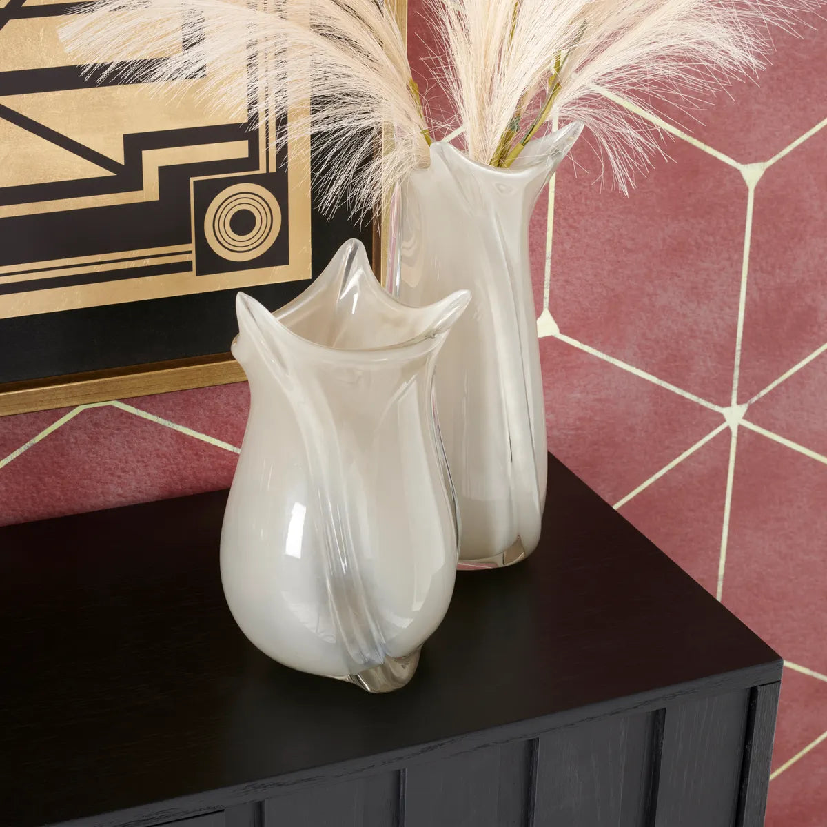 Crestview Collection Small Jessalyn Glass Vase - Image 2