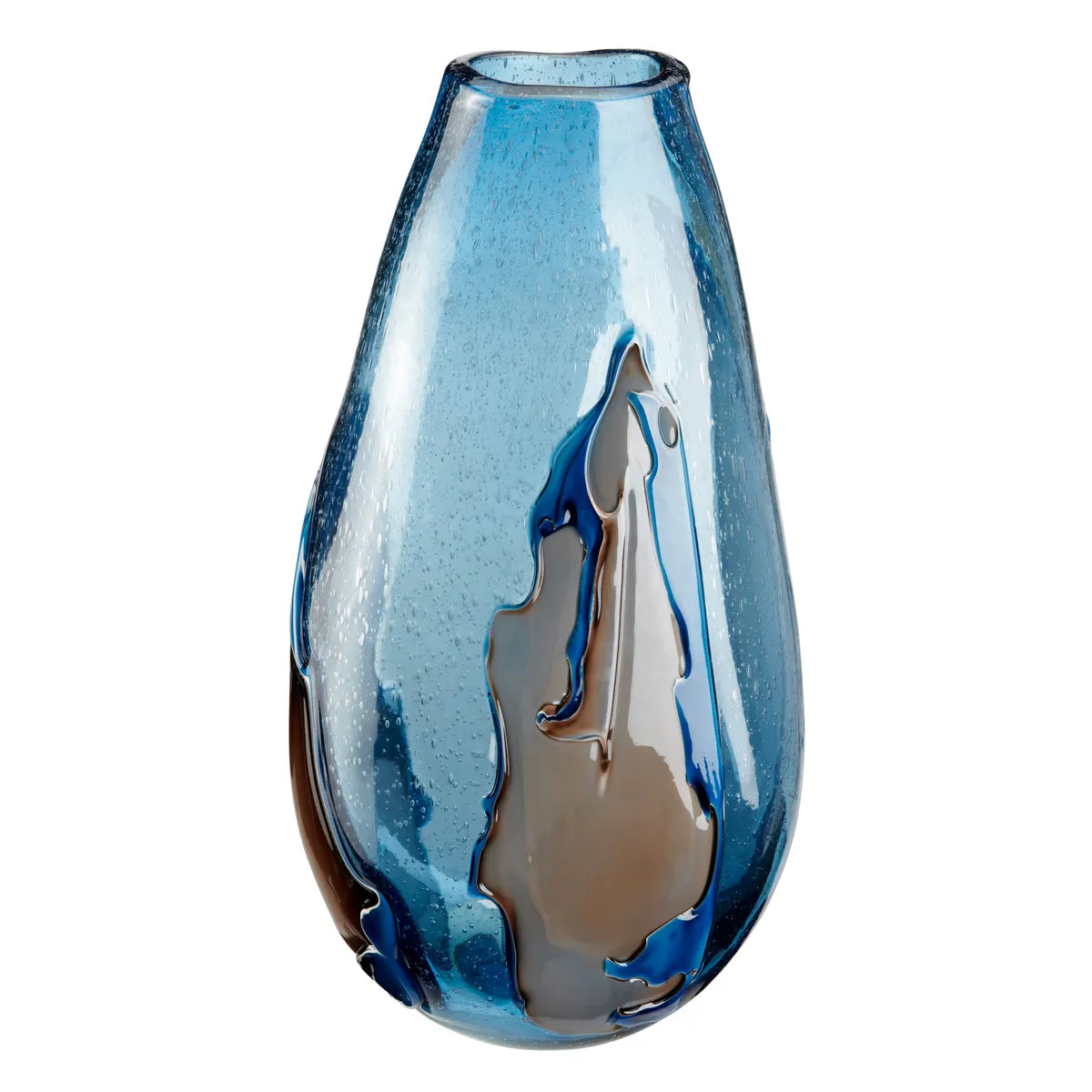 Crestview Collection Small Bridger Glass Vase - Image 1