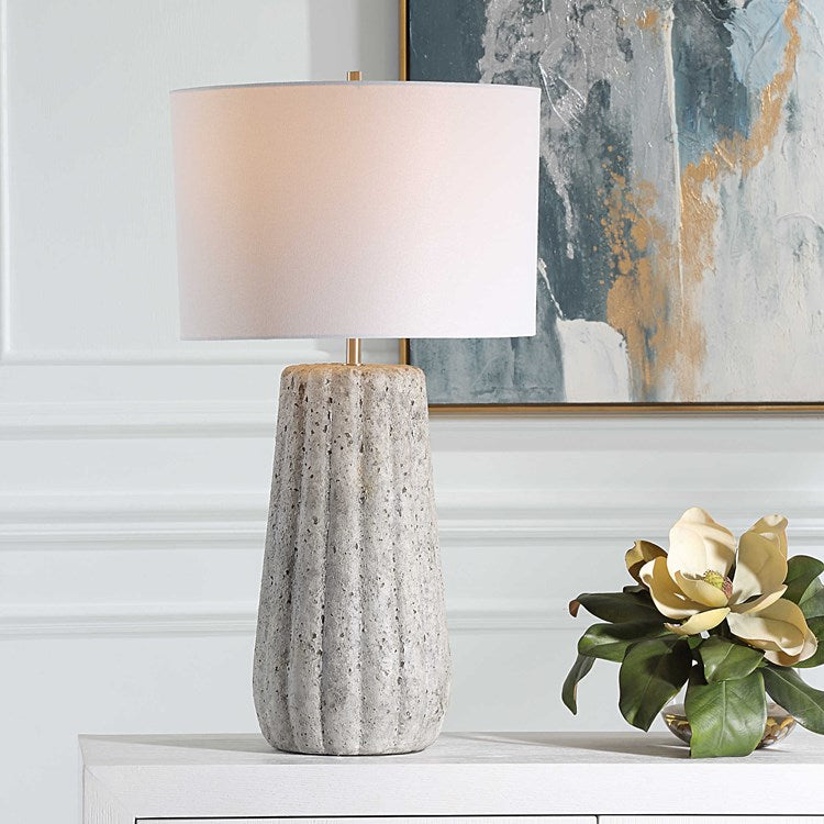 Casa Bella Living Old-World Style Stone Finish Ceramic Lamp ~ LAST CHANCE SALE ~ LIMITED QUANTITY - Image 1