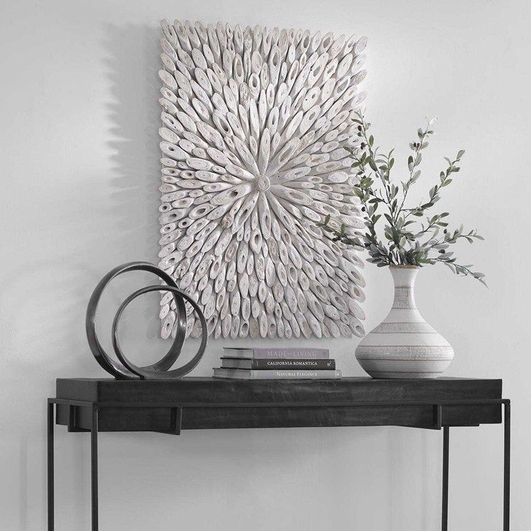 Uttermost Bahama White Washed Natural Driftwood Wood Wall Panel - Image 3