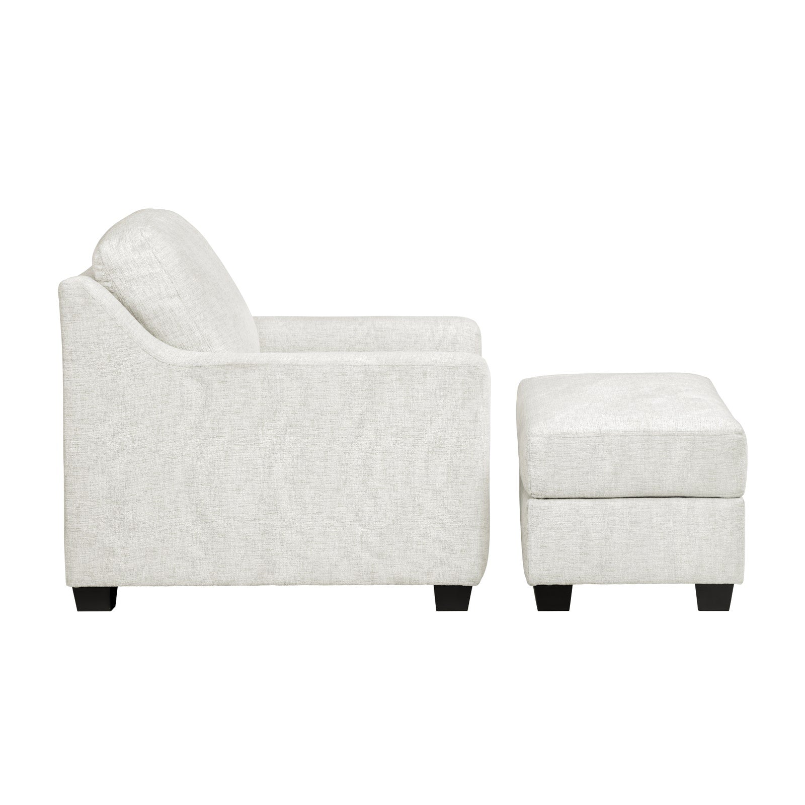 Crestview Collection Luna Ottoman - Image 3