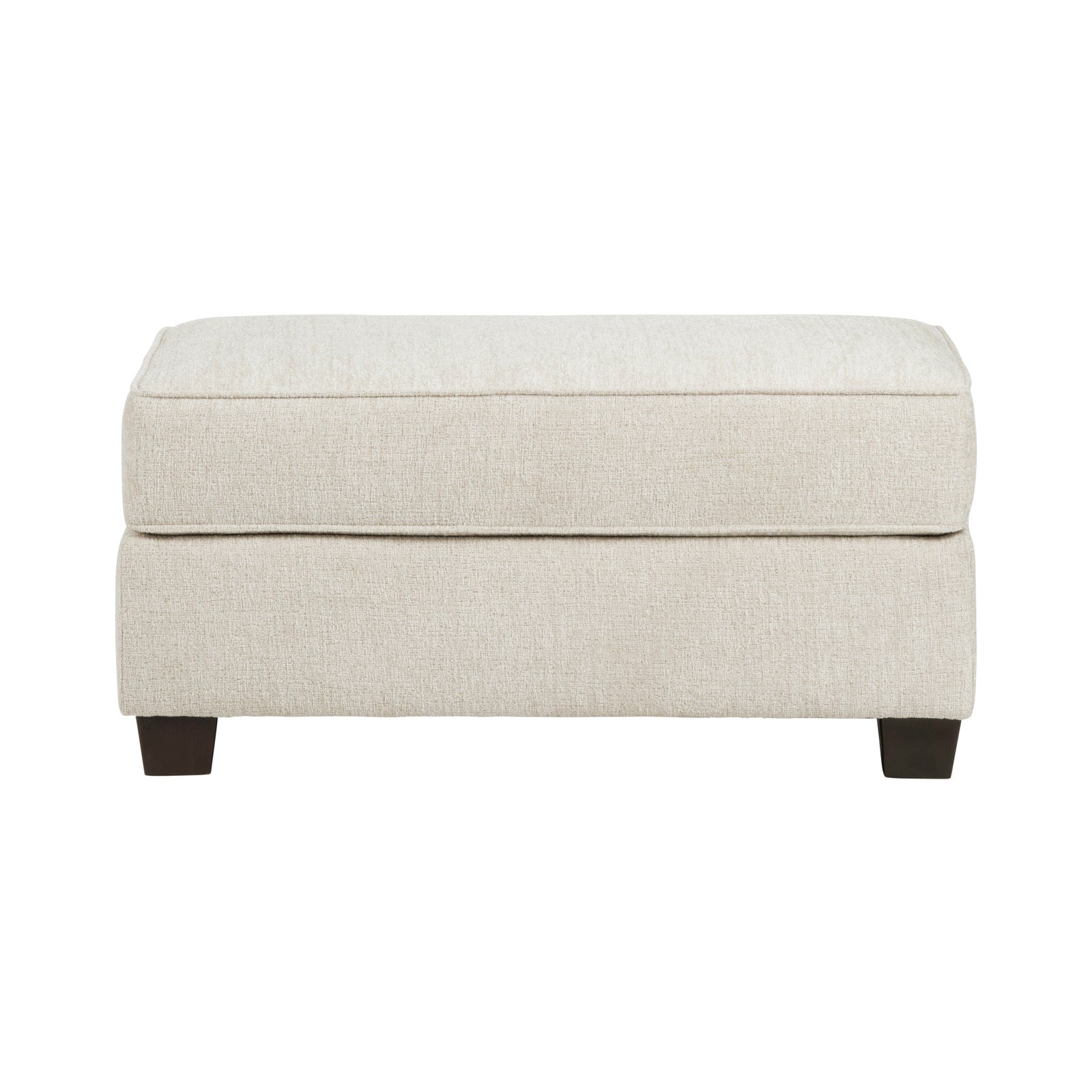 Crestview Collection Stella Cream Ottoman - Image 2