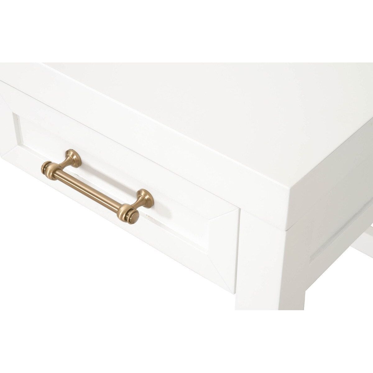 Essentials For Living Stella Desk ~ Matte White - Image 3