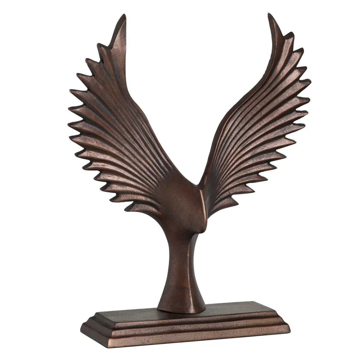 Crestview Collection Wings Bronzed Figure - Image 1