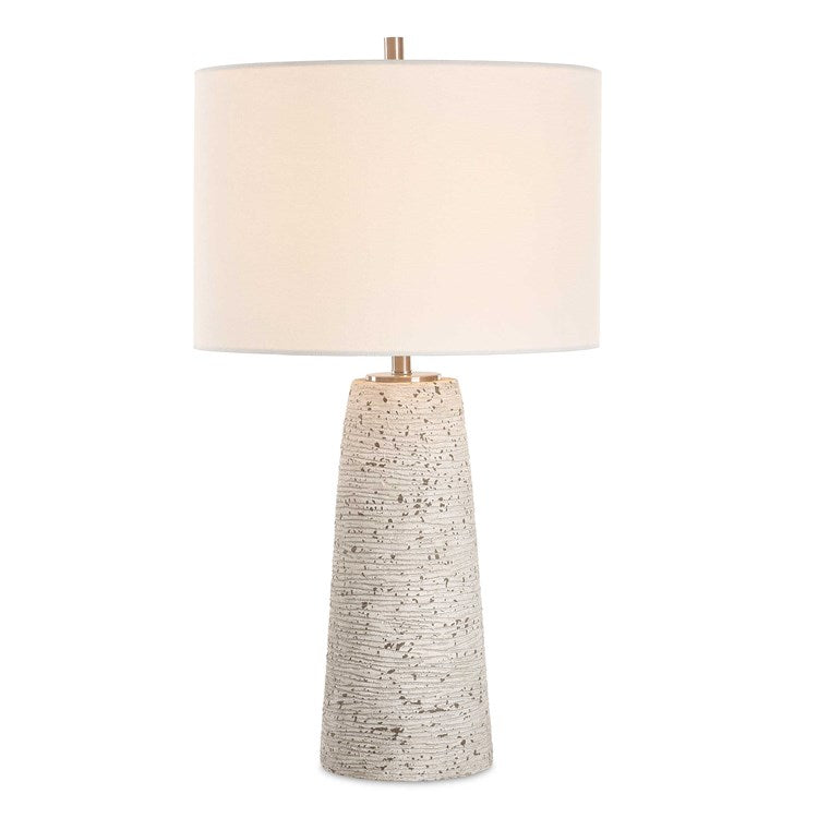 Casa Bella Living Distressed Stone Finish Table Lamp - Image 3