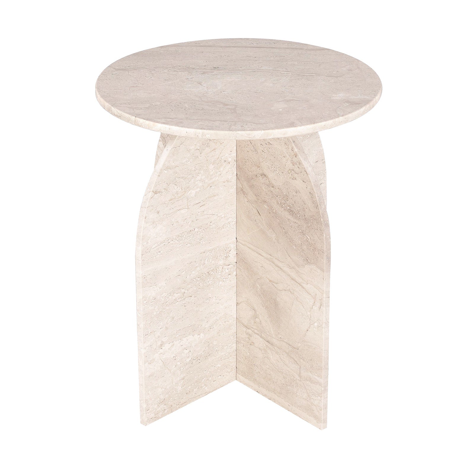 Crestview Collection Florence Dyna Marble Side Table - Image 2
