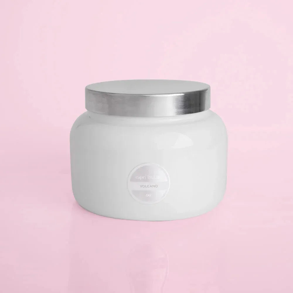 Capri Blue Volcano White Jumbo Jar Candle 48 oz. ~ IN-STORE PURCHASE ONLY - Image 1