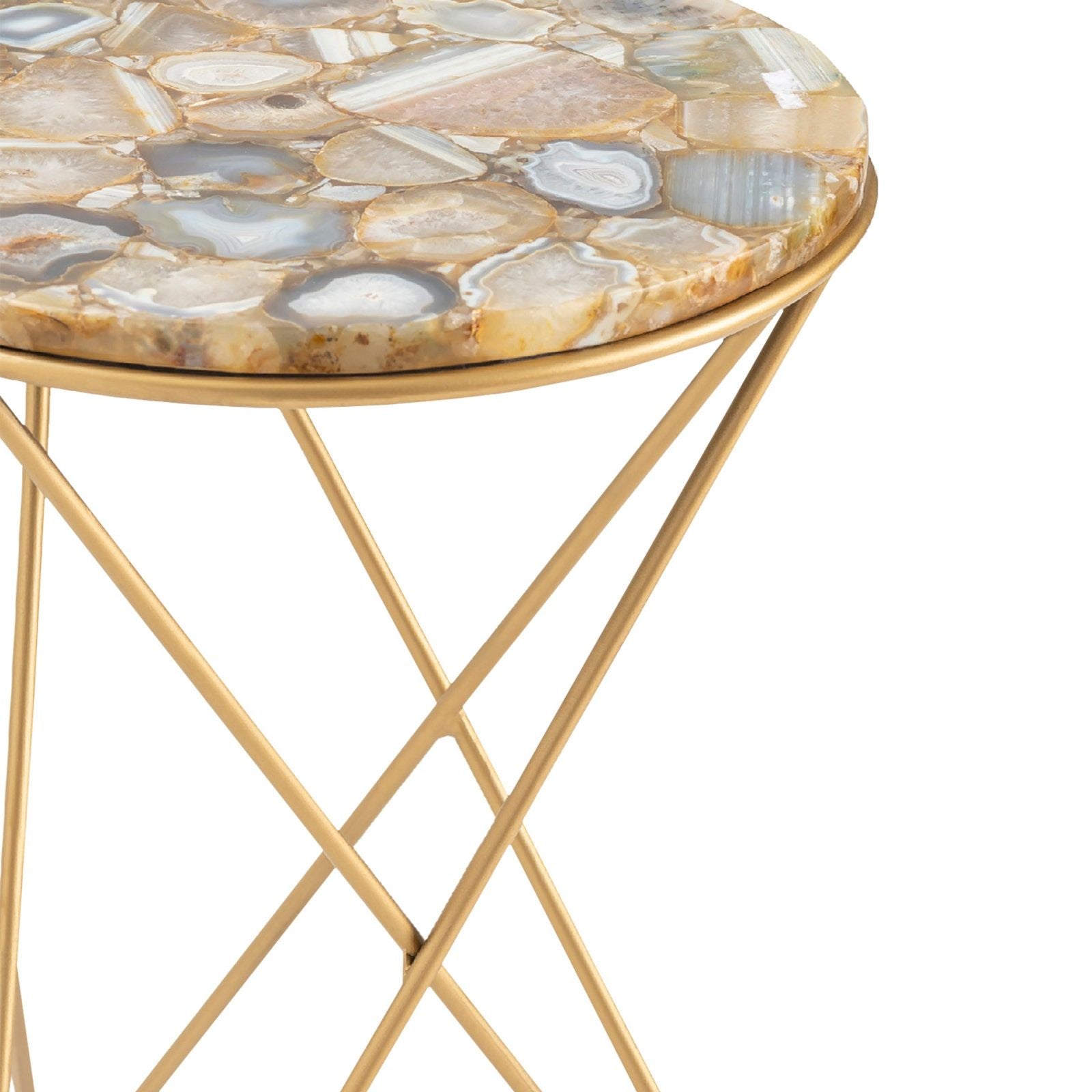 Crestview Collection Olivia Agate Accent Table - Image 2