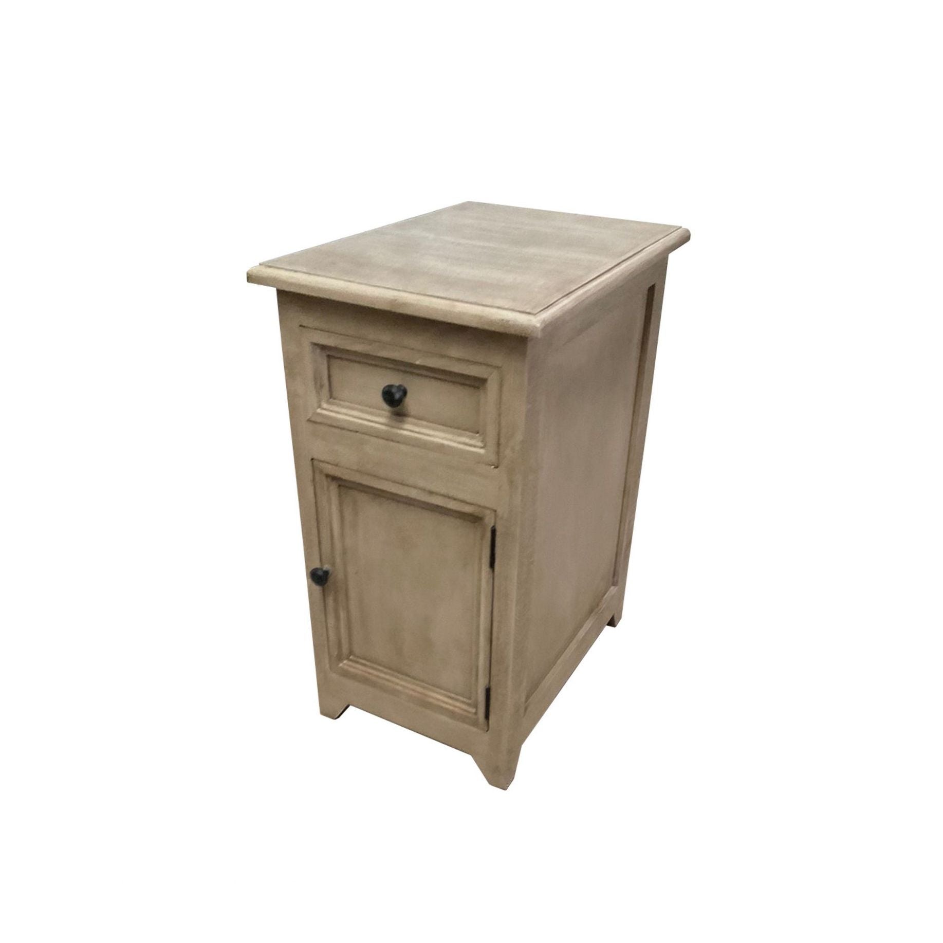 Crestview Collection Moreno Wood Chairside Table - Image 1