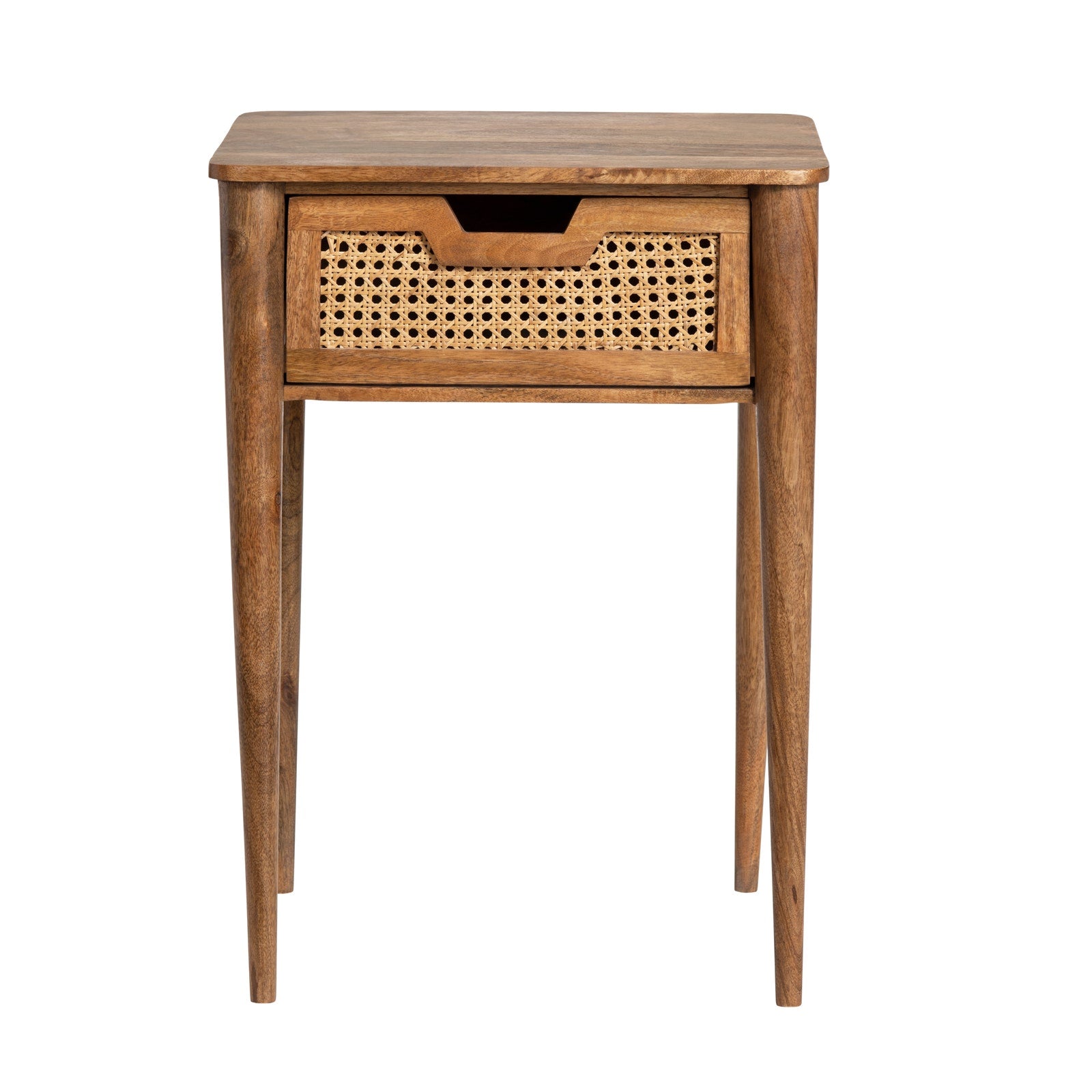 Crestview Collection Guadalupe Cane and Mango Wood Accent Table - Image 3