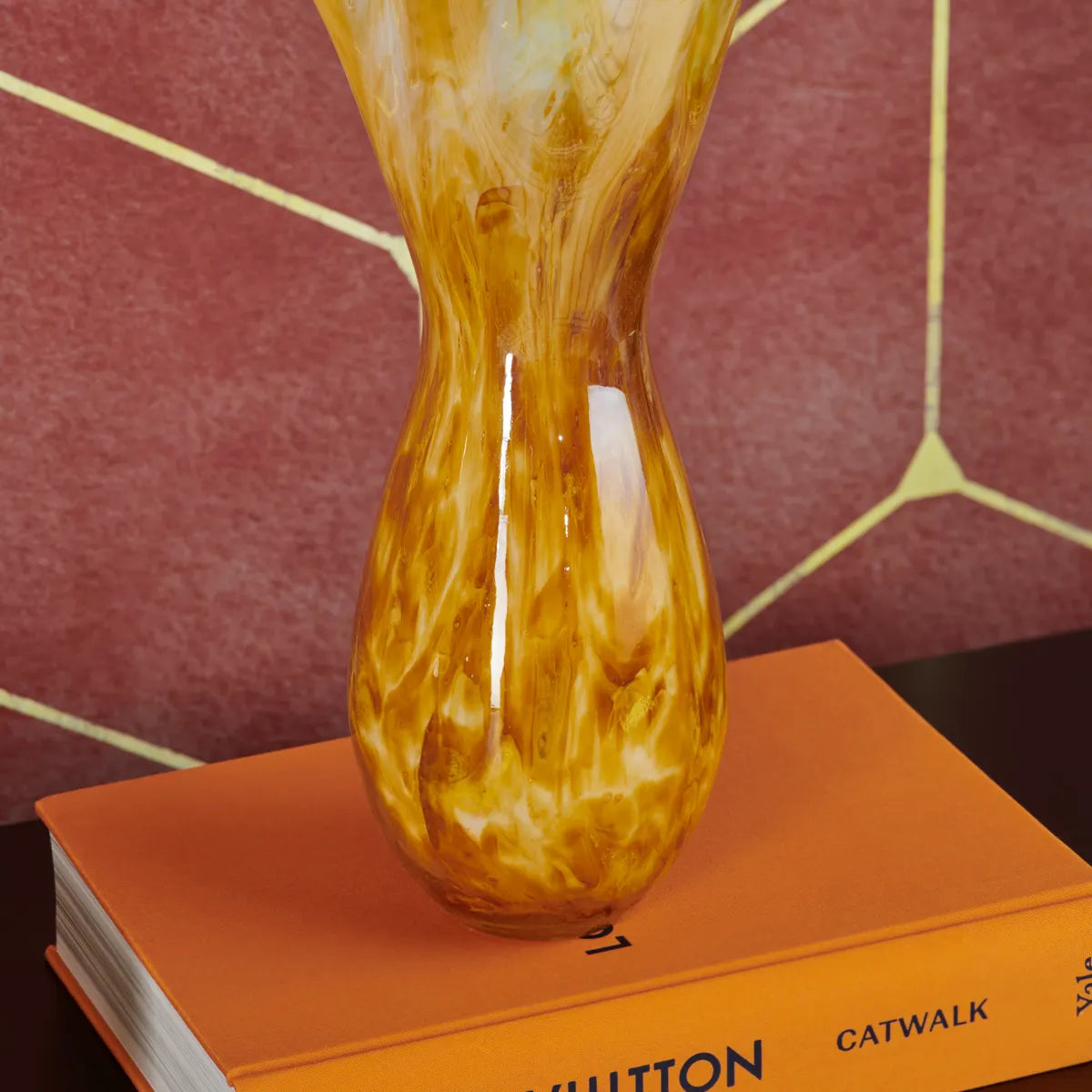 Crestview Collection Small Elijah Glass Vase - Image 3