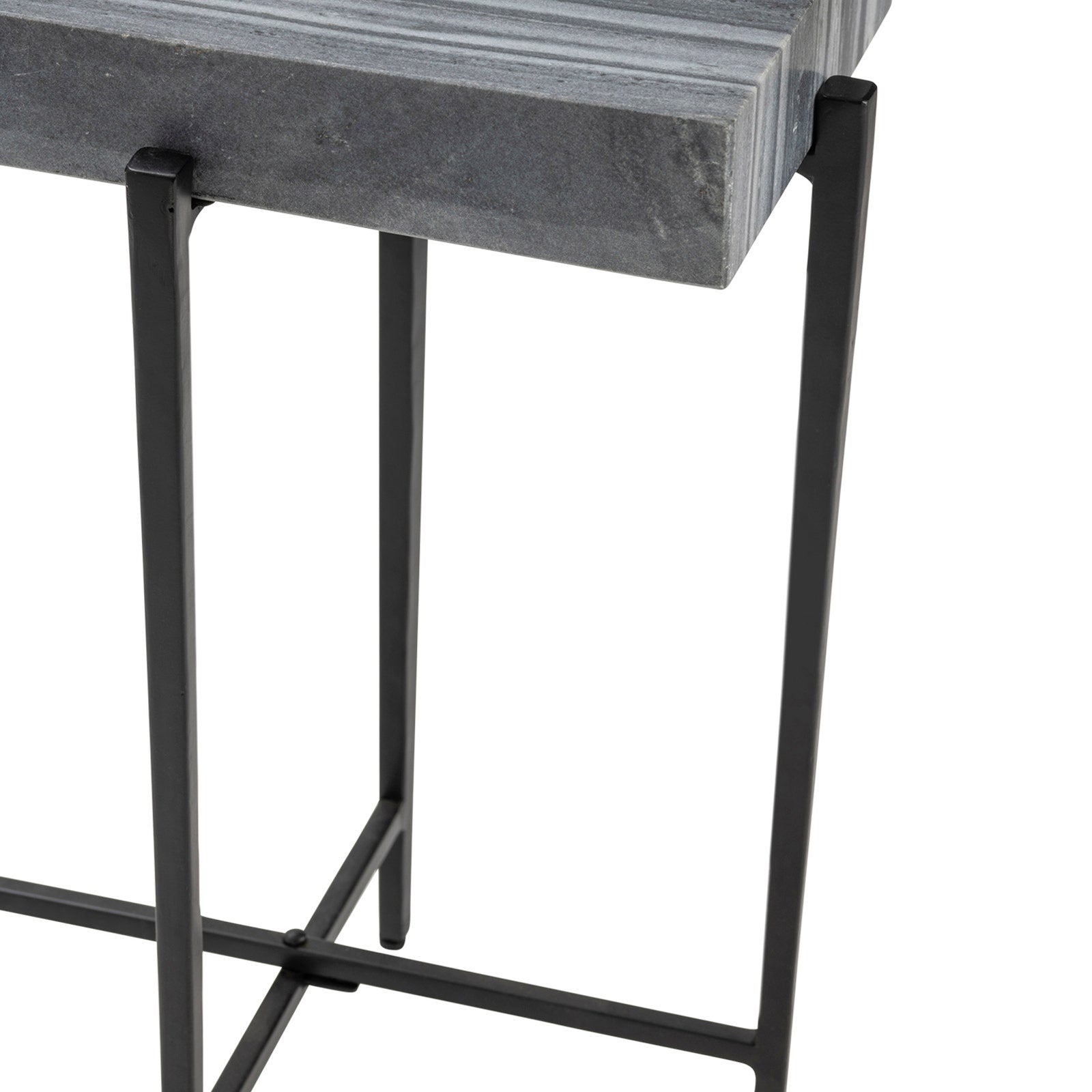 Crestview Collection Bailey Marble Accent Table - Image 3