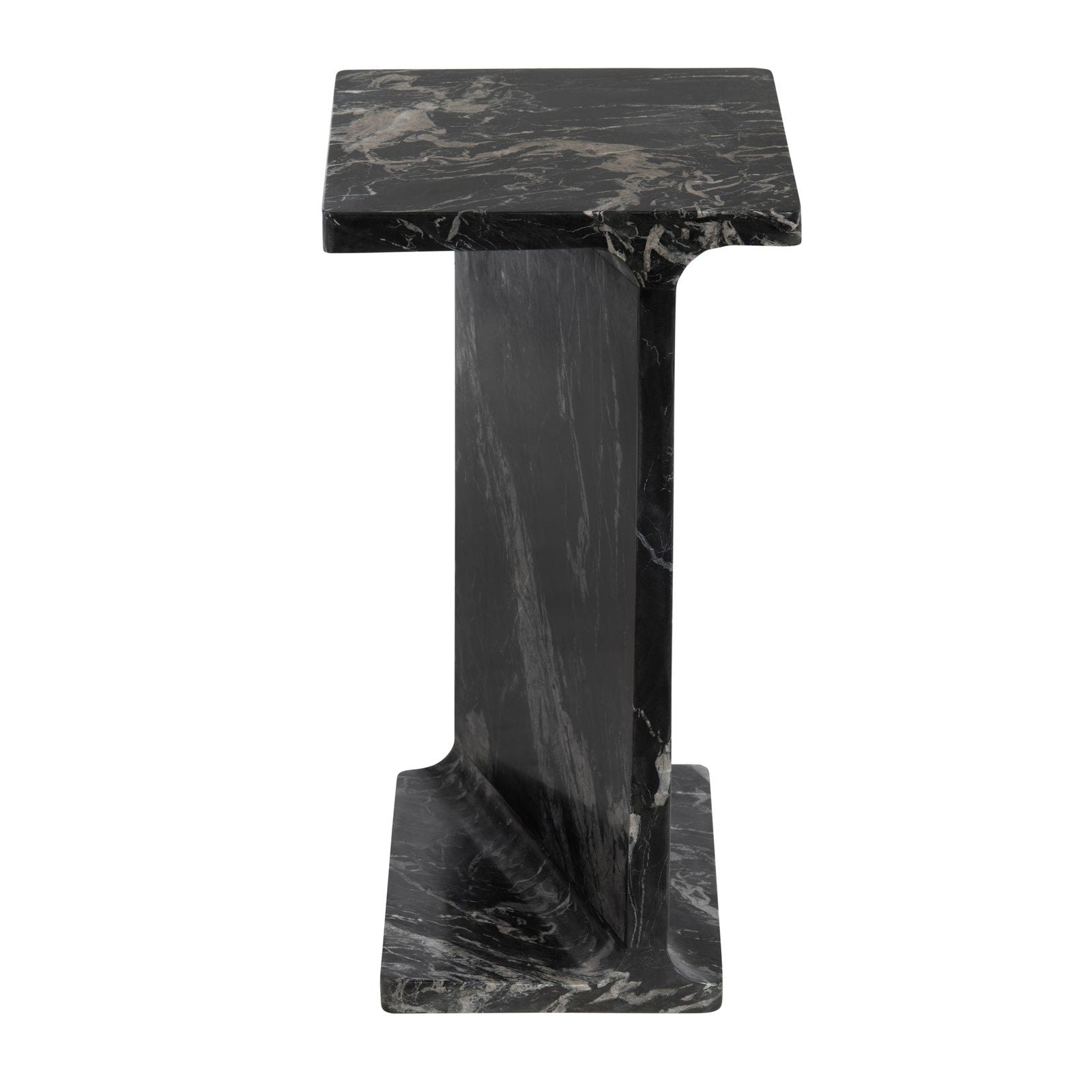 Crestview Collection Cassius Black Marble Accent Table - Image 3